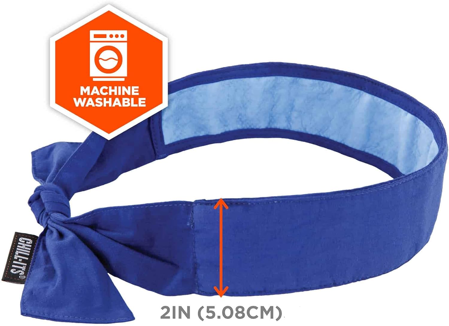 Ergodyne Chill Its 6700CT Cooling Bandana, Lined with Evaporative PVA Material for Fast Cooling Relief