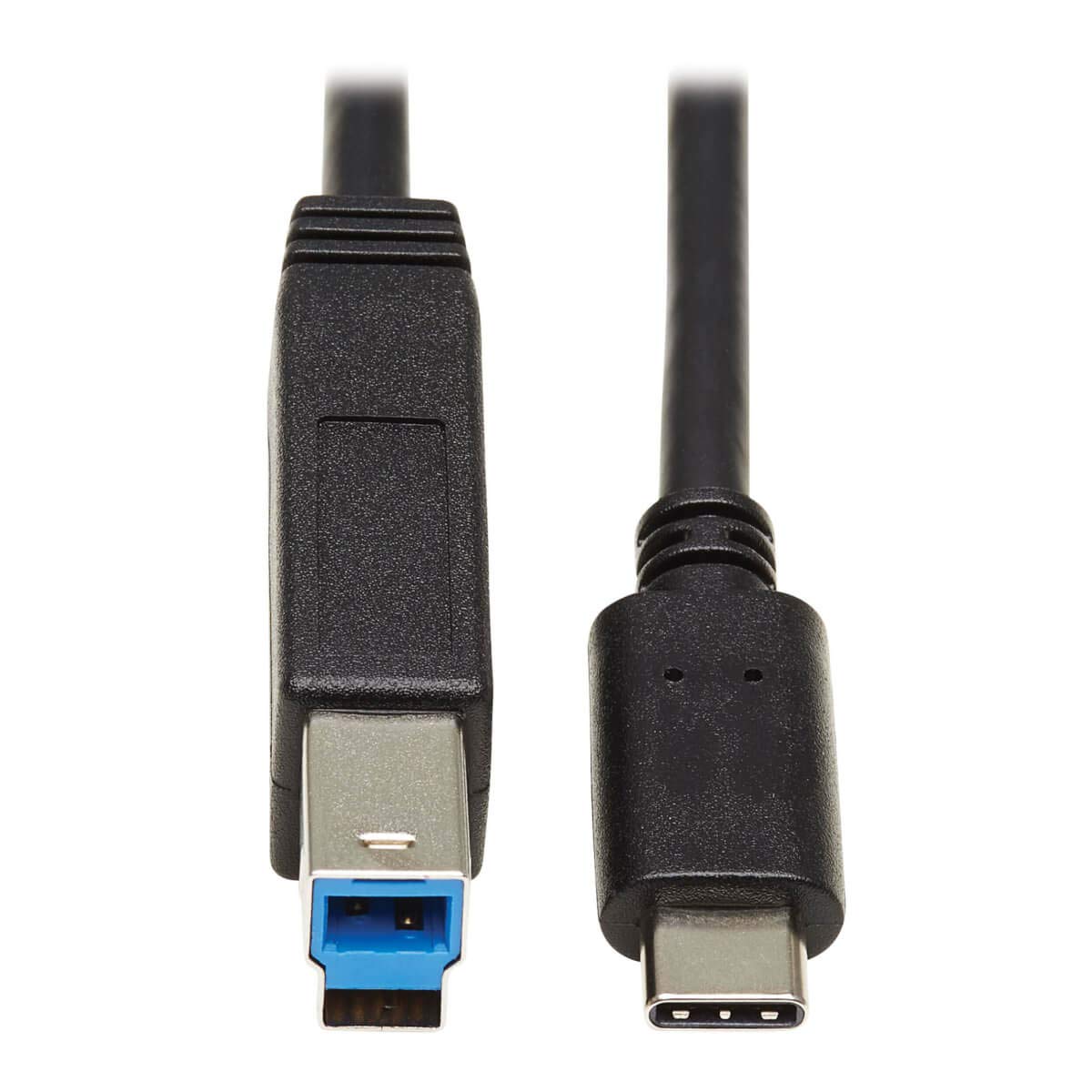 Tripp Lite USB C to USB Type B Cable USB Type C 3.1 Gen 2, 10 Gbps M/20In (U422-20N-G2)