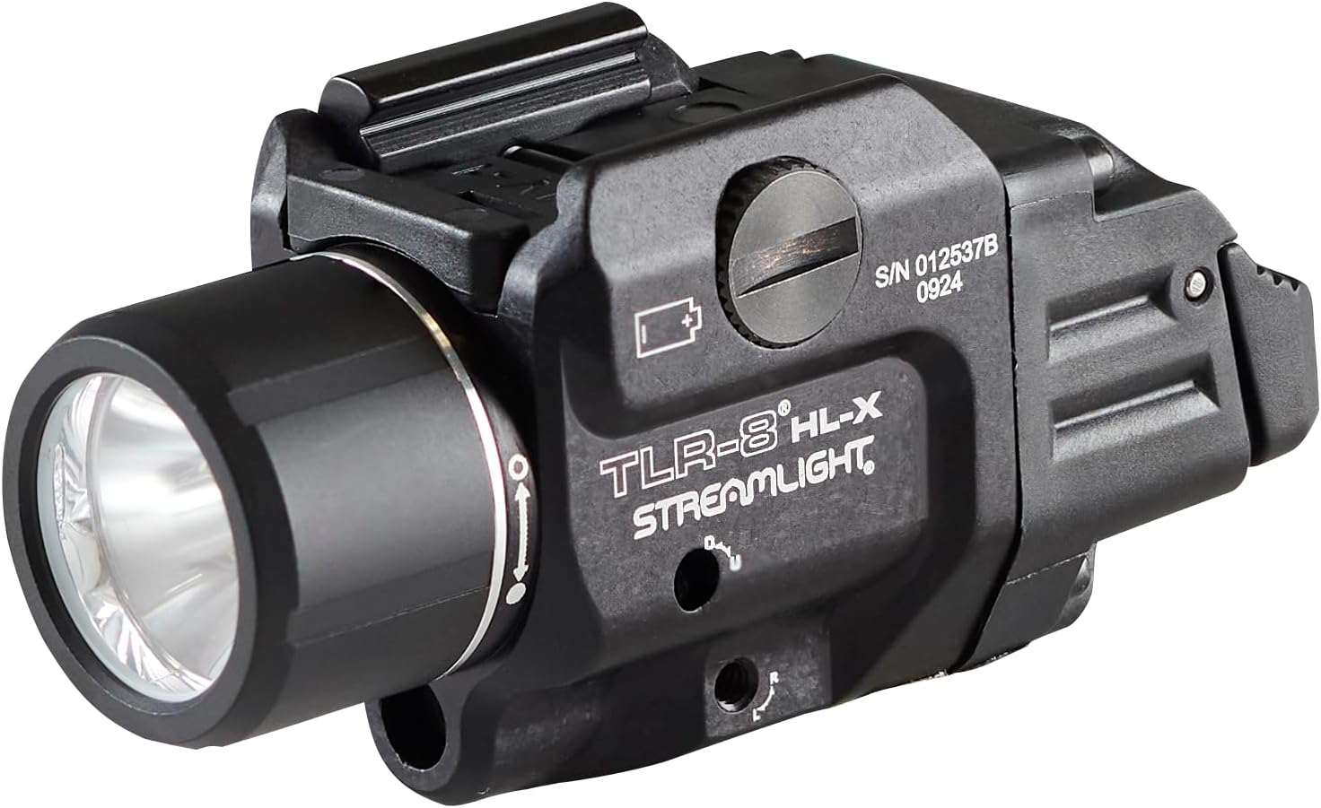 Streamlight 69465 TLR-8 HL-X USB 1000-Lumen Weapon Mounted Rechargeable Tactical Flashlight with Integrated Red Aiming Laser