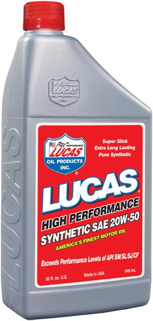 Lucas Oil Synthetic High Mileage Motor Oil