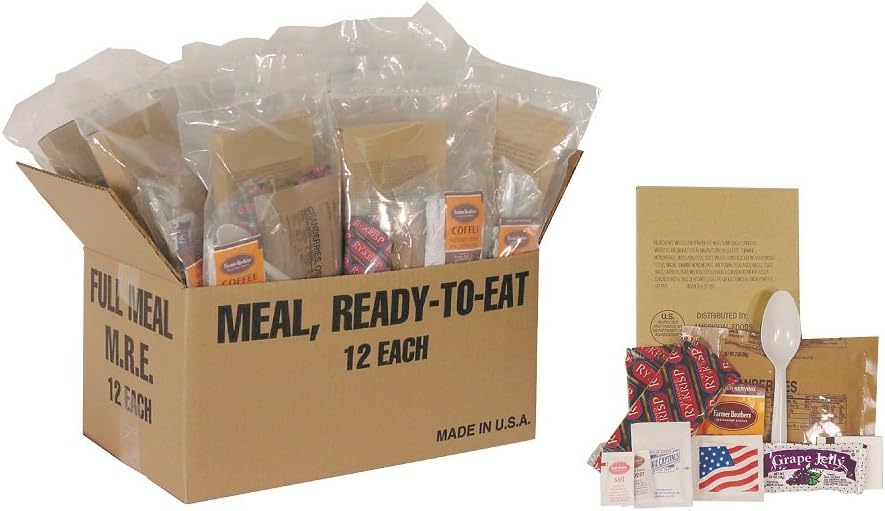 MRE BASIC - CASE OF 12 MEALS