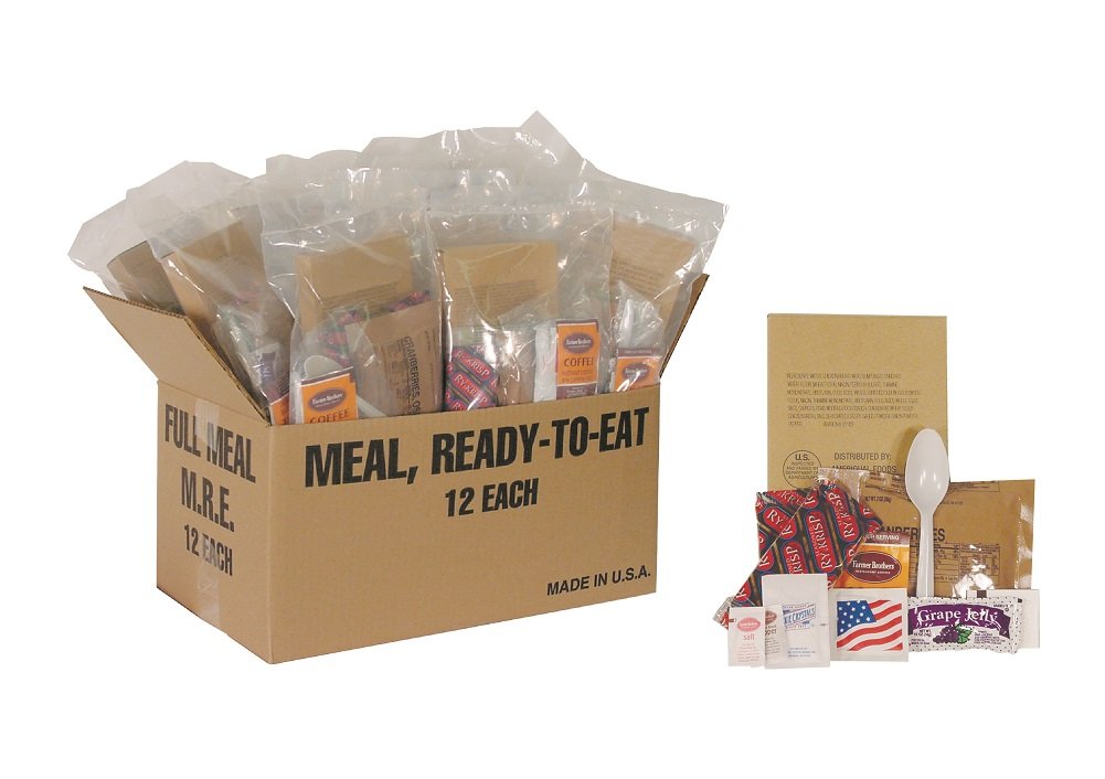 MRE BASIC - CASE OF 12 MEALS