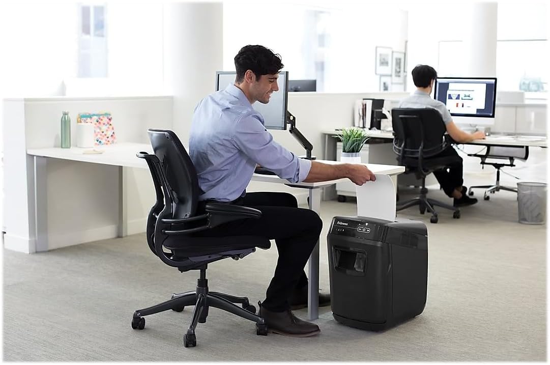 FELLOWES AutoMax Auto-Feed 2-in-1 Office Paper Shredder