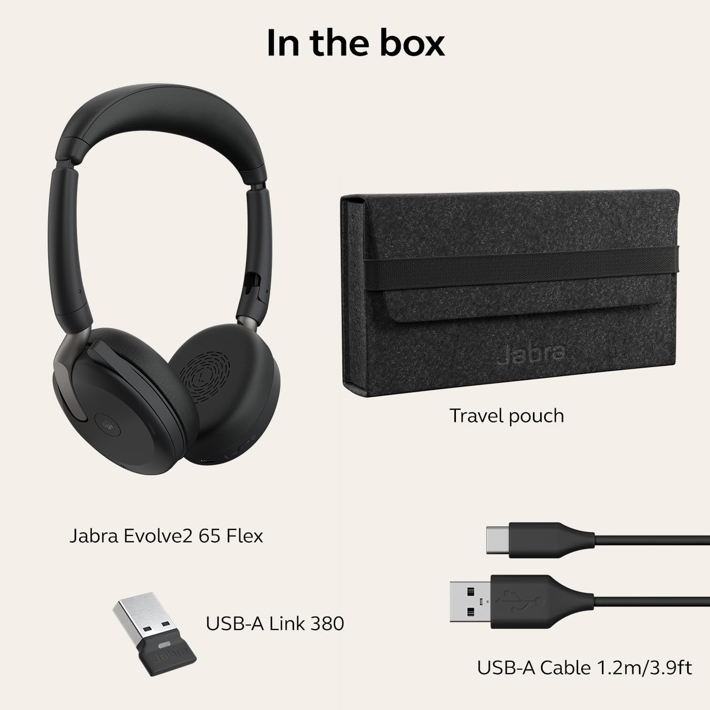 Jabra Evolve2 65 Flex Wireless Stereo Headset