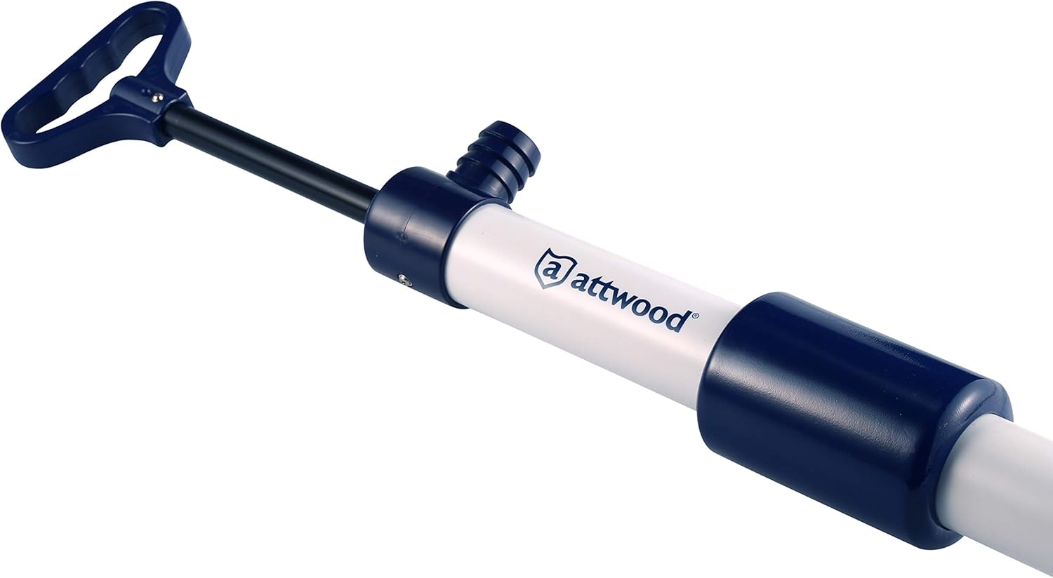 Attwood 11595-2 Hand-Operated Bilge Pump, for Kayaks, Canoes, Small Fishing Boats, 18 Inches Long, Pumps 8 GPM