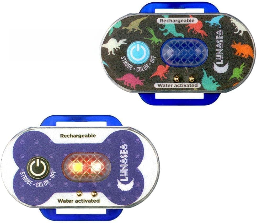 Lunasea Child/Pet Safety Water Activated Strobe Light - Blue Case, Blue Attention Light