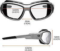 Ergodyne Skullerz Loki Convertible Anti-Fog Safety Glasses