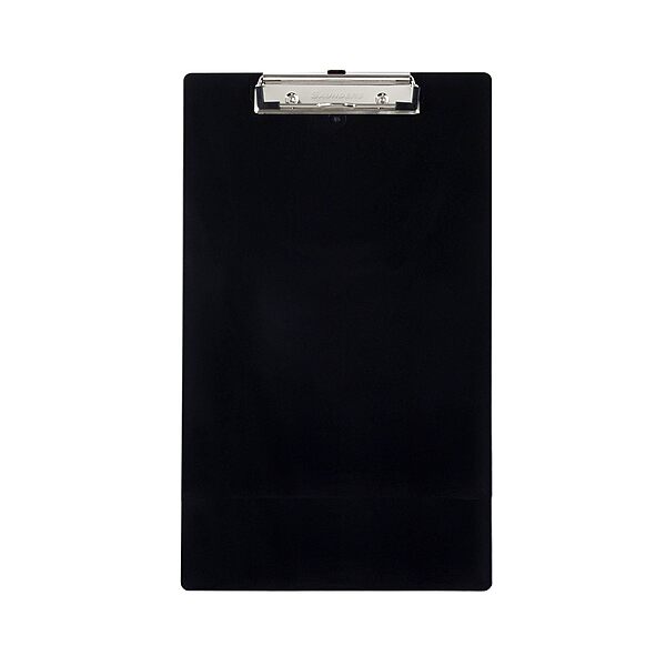 Saunders Recycled Plastic Legal Clipboard - Black, Low Profile Clip