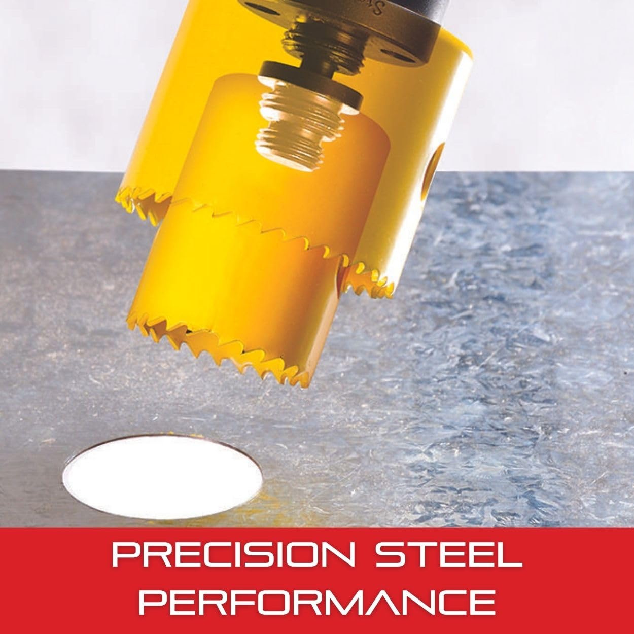 L.S. STARRETT Bi-Metal Fast Cut Straight Pitch Hole Saw with Abrasion Resistant HSS Teeth