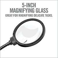 Real Avid Smart-Assist Accessory System | Includes 180 Lumen Work Light, 5-Inch Magnifying Glass and Cell Phone Holder