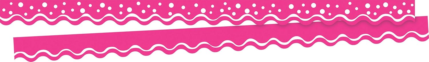 Barker Creek Double-Sided Border, Life is Beautiful, School & Office Supplies, Bulletin Board Border Trim, Set of 3 Designs