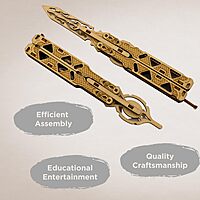 Caliber Gourmet 3D Wood Knives Puzzles 6PC Set