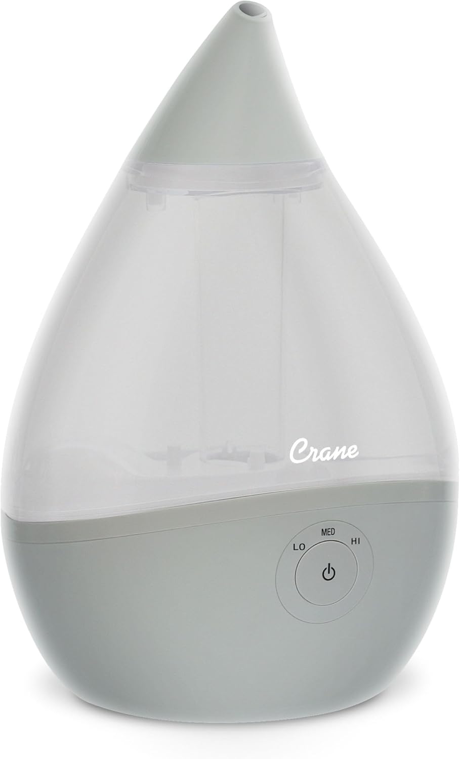 CRANE Droplet/Teardrop Ultrasonic Cool Mist Humidifier, 0.5 Gallon