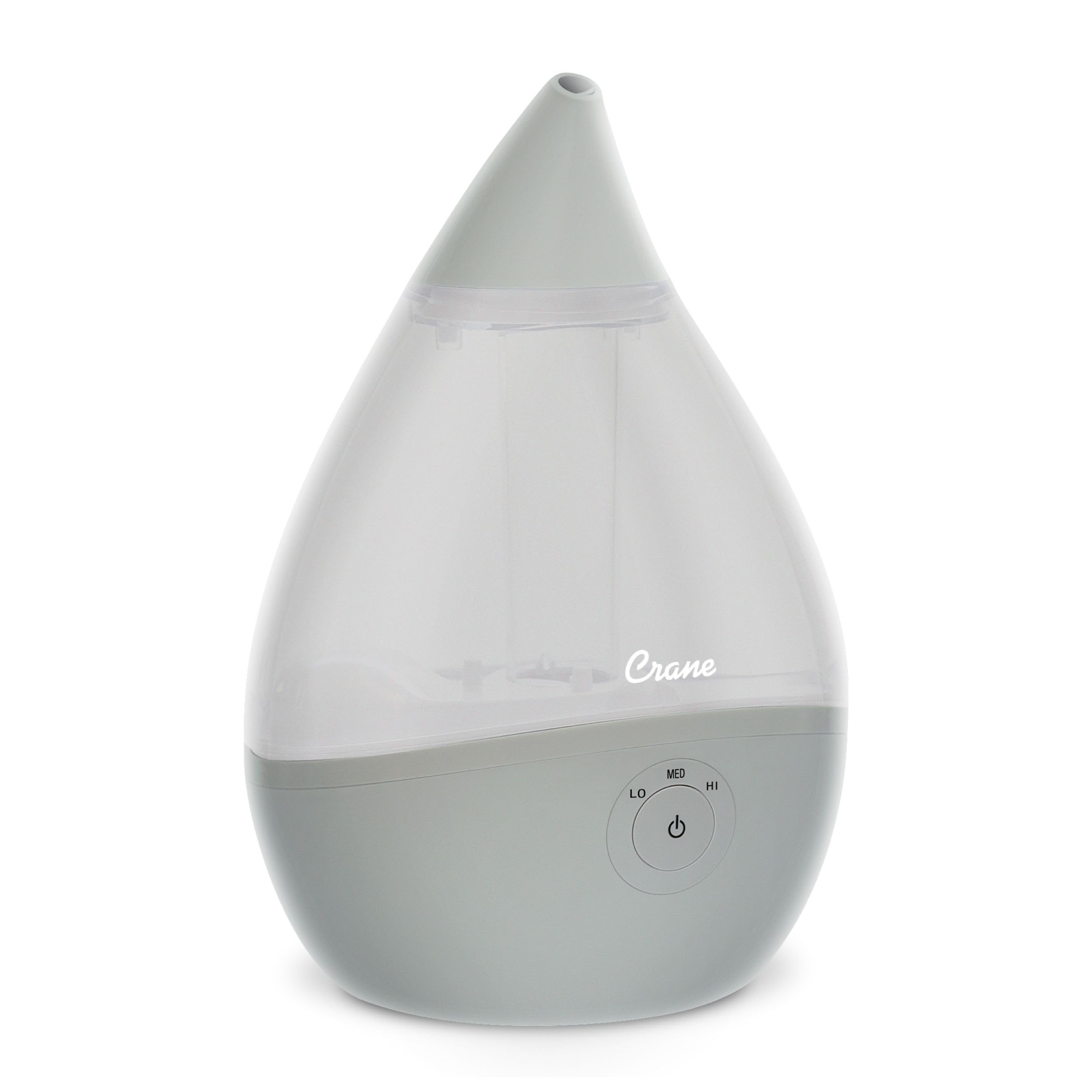 CRANE Droplet/Teardrop Ultrasonic Cool Mist Humidifier, 0.5 Gallon