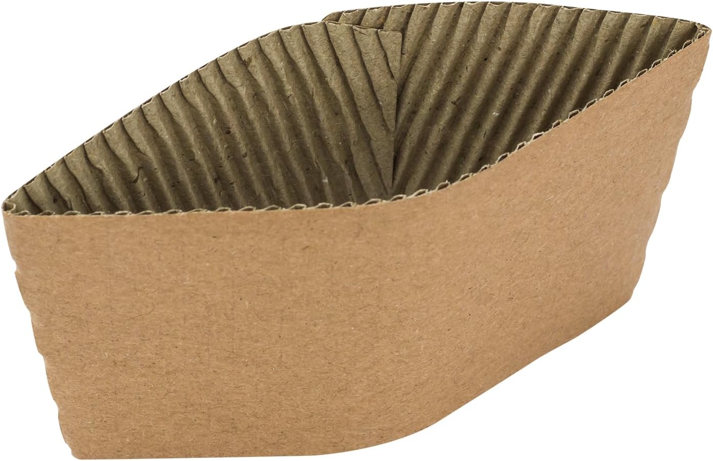 Karat C5300 (Kraft) Traditional Cup Sleeves for 10 oz. - 24 oz. Cups, Kraft (Pack of 1000)