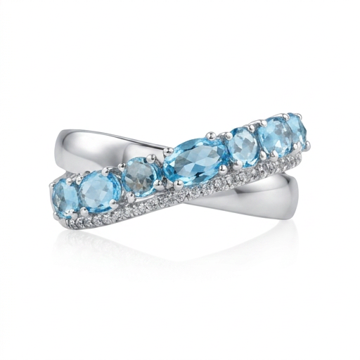 Anillo Topacion con Di
