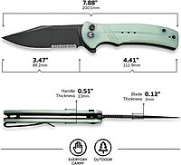 CIVIVI Cogent Folding Pocket Knife - Flipper & Button Lock