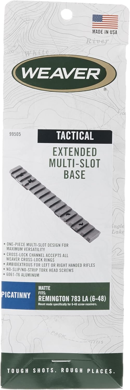 WEAVER Extended Multi Slot Base Remington 783 LA
