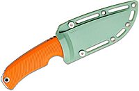 SOG Tellus FX Full-Sized Fixed Blade Knives 4.2" Full-Tang CRYO 440C Steel Blade GRN Handle UMS Compatible Sheath Blaze