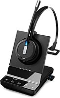 Sennheiser SDW 5016 (507016) Single-Sided Wireless DECT Headset for Desk Phone Softphone/PC& Mobile Phone Connection Dual