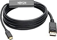 Tripp Lite USB-C to DisplayPort 4K Adapter Cable Thunderbolt 3 Compatible