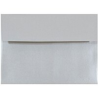 JAM PAPER Silver Stardream Metallic Invitation Envelopes