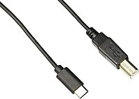 ROCSTOR Premium USB-C to USB-B Cable M/M 3ft (1M) - USB 2.0 - Black
