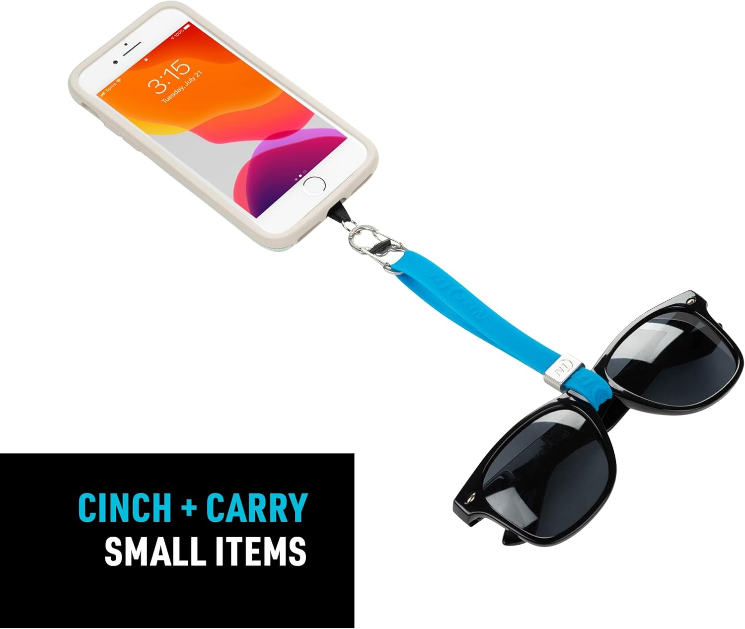 NITE IZE Hitch Phone Anchor & Stretch Strap - Phone Anchor & Adjustable Strap - Cell Phone Lanyard