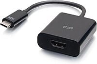 C2G CG26935USB-C to 4k60Hz HDMI Adapter, Black