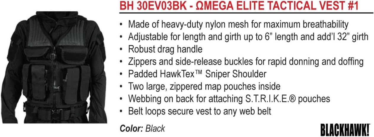 BLACKHAWK! Omega Elite Tactical Vest