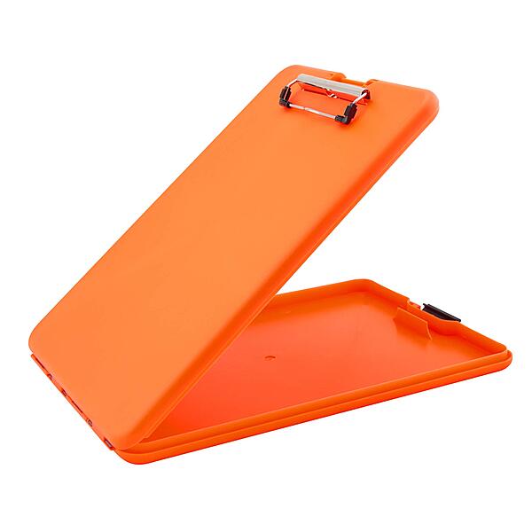 SAUNDERS SlimMate Letter-Size Plastic Storage Clipboard with Low-Profile Clip