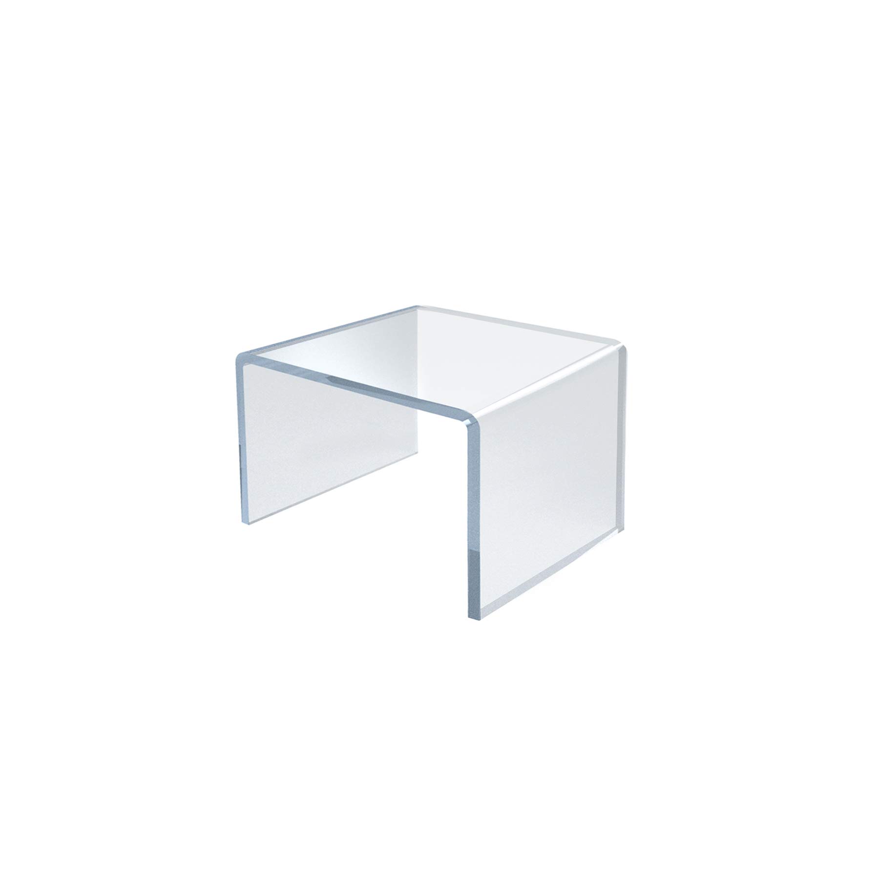 Azar Displays Clear Acrylic Riser Displays (4-Pack)