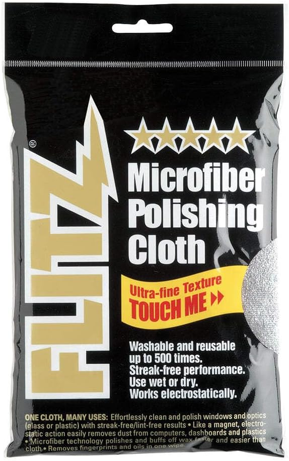 FLITZ Premium Microfiber Cleaning & Polishing Cloths
