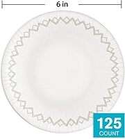 Highmark Disposable 6in. Bowls, 14.9 Oz., Pack Of 125, 11580