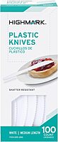 Highmark Medium-Length Polystyrene Knives, Pack Of 100, 11593