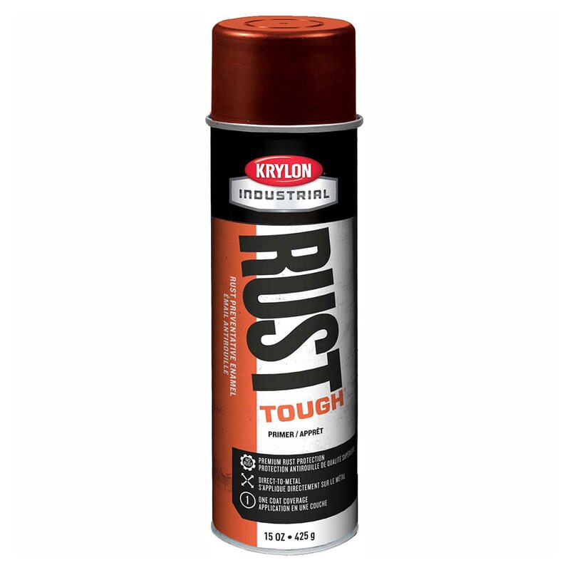 Krylon Industrial Rust Tough Red Oxide Primer - Lot of 6