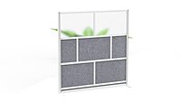 LUXOR Modular Room Divider Wall System Starter Wall