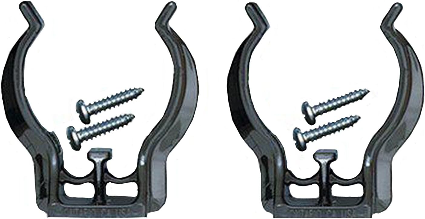Maglite Black Universal Mounting Brackets for D-Cell Flashlight, 2 pk