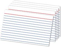 Office Depot® Brand Ruled Index Cards, 4" x 6", White, Pack Of 300