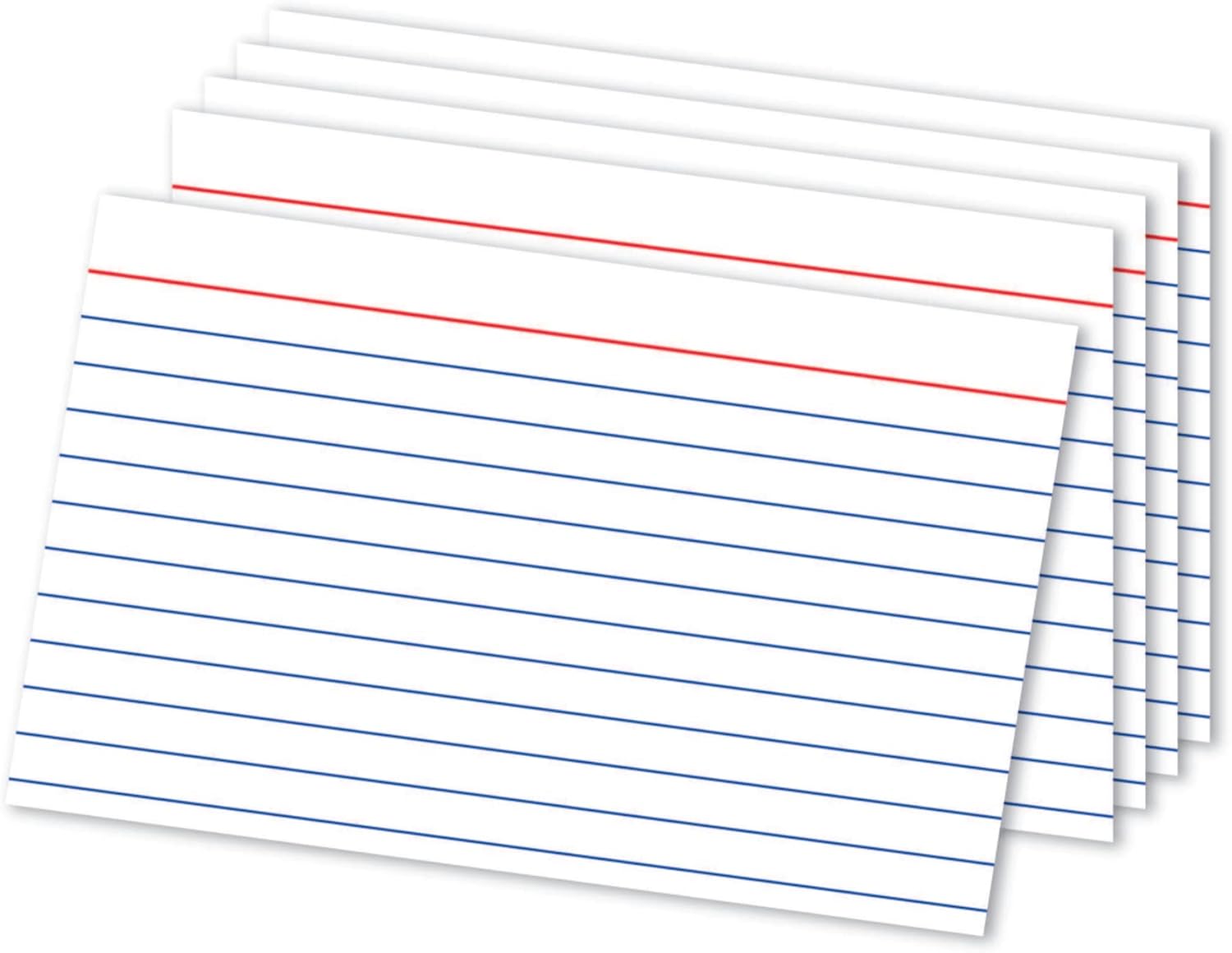 Office Depot® Brand Ruled Index Cards, 4" x 6", White, Pack Of 300