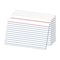 Office Depot® Brand Ruled Index Cards, 4" x 6", White, Pack Of 300