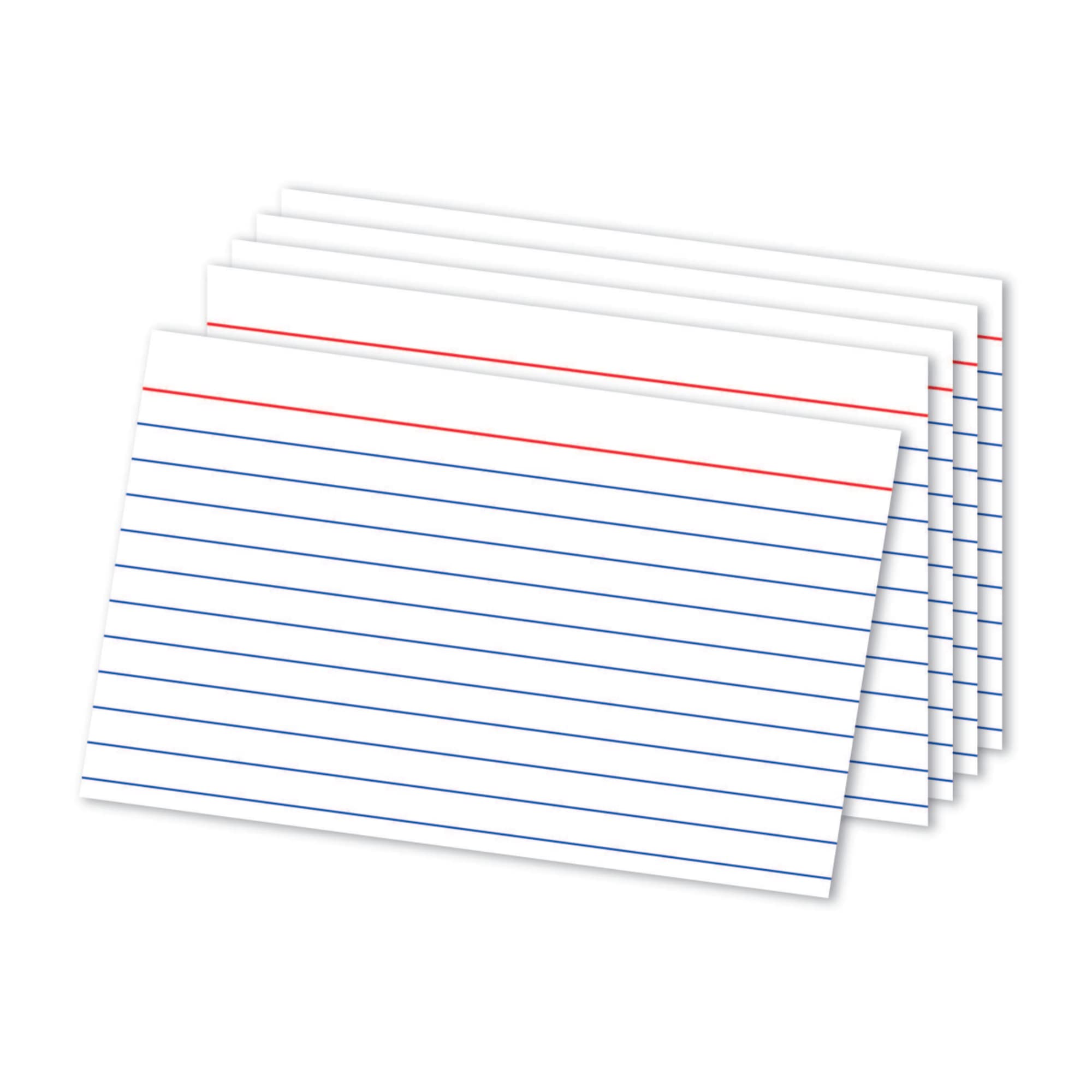 Office Depot® Brand Ruled Index Cards, 4" x 6", White, Pack Of 300