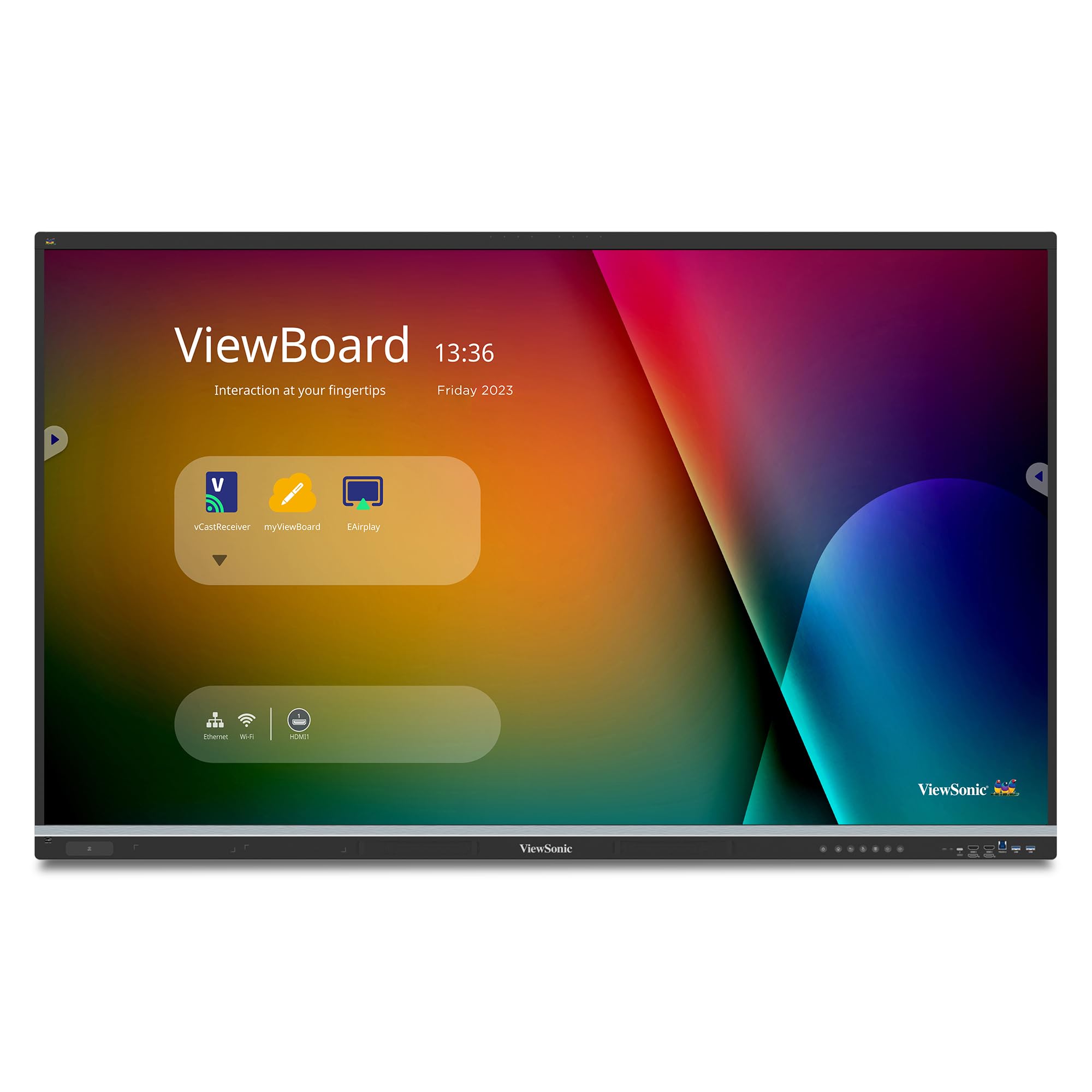 ViewSonic ViewBoard IFP Series 4K Interactive Smart Board with Android 14 EDLA and Integrated Education Software