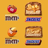 M&M'S Chocolate Candy and SNICKERS Fun Size Peanut and Peanut Butter Choclate Variety Assortment Candy Packs , 22.66 Oz Bulk Bag 1.97 Pound (Pack of 1)