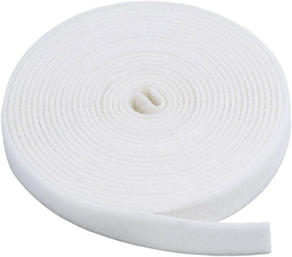 Monoprice Hook and Loop Fastening Tape - 0.75 Inch, 5 Yards Per Roll