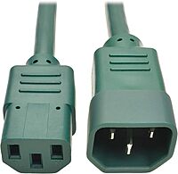 TRIPP LITE P005 Heavy-Duty C14 to C13 Power Extension Cord, 14 AWG, 15A
