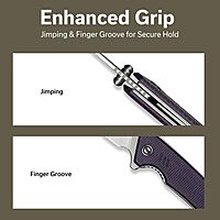 CIVIVI Merit Folding Pocket Knife with 3.28" 14C28N Blade