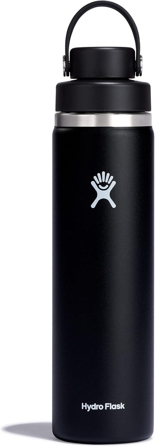 HYDRO FLASK Wide Mouth Insulated Stainless Steel Water Bottle with Flex Chug Cap