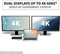 CODi Centro T4 10-in-1 Thunderbolt 4 Docking Station - Charging Capability - Memory Card Reader - SD - DSTB4101