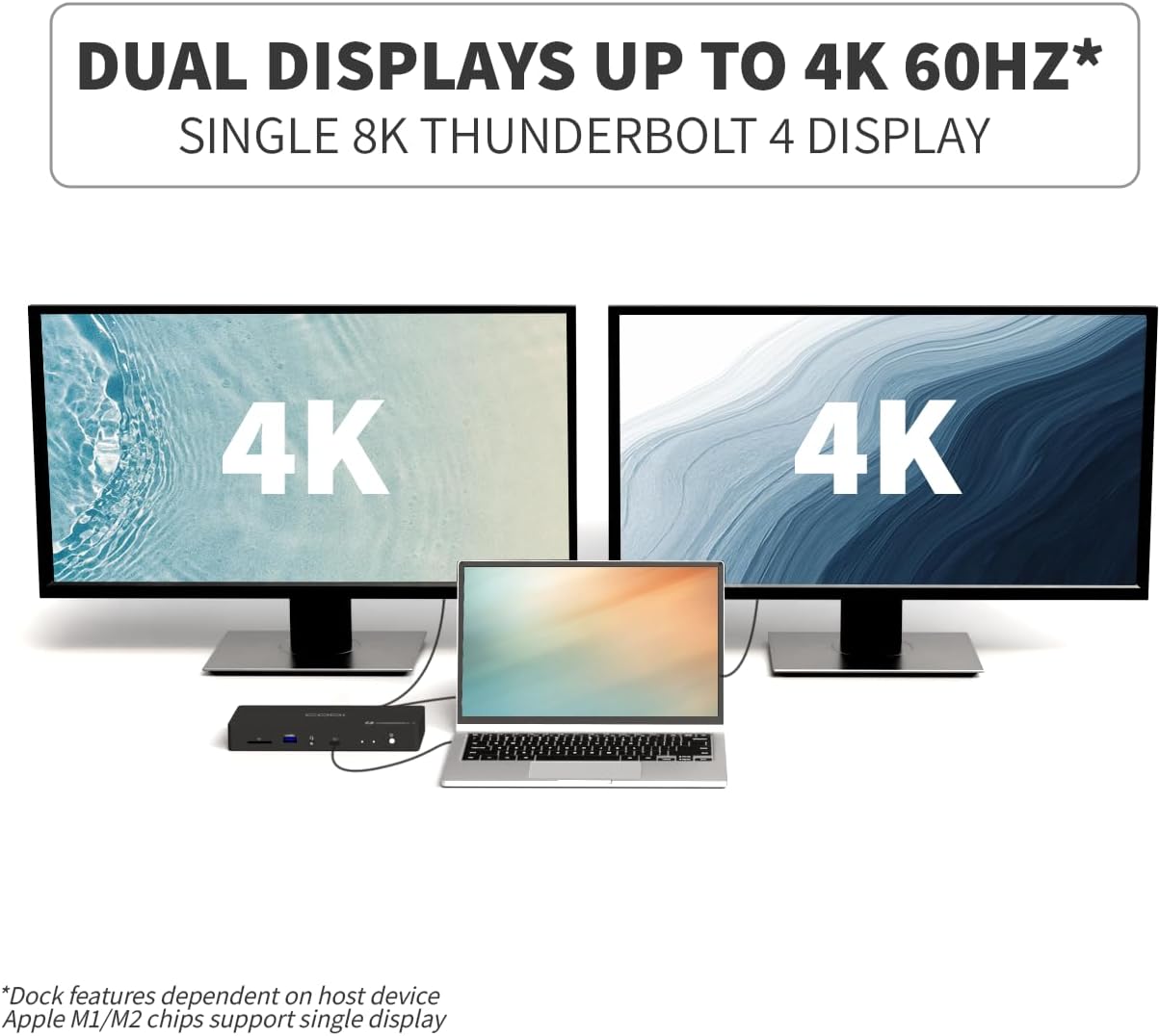 CODi Centro T4 10-in-1 Thunderbolt 4 Docking Station - Charging Capability - Memory Card Reader - SD - DSTB4101